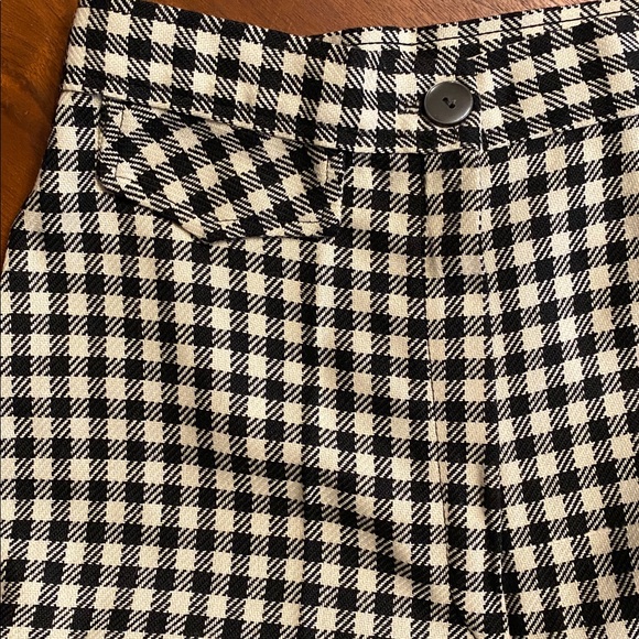 Vintage Black & White Plaid High Rise Wide Leg Pants - Picture 4 of 5